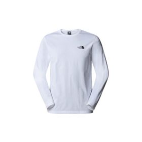 The North Face NF0A87QNFN41 M L-S Simple Dome Tee Beyaz Erkek T-shirt