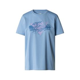 The North Face NF0A882UQEO1 W Foundation Traces Graphic Mavi Günlük Kadın T-Shirt