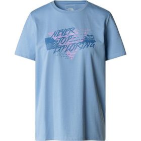 The North Face NF0A882UQEO1 W Foundation Traces Graphic Mavi Günlük Kadın T-Shirt