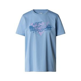 The North Face NF0A882UQEO1 W Foundation Traces Graphic Mavi Günlük Kadın T-Shirt