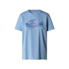 The North Face NF0A882UQEO1 W Foundation Traces Graphic Mavi Günlük Kadın T-Shirt