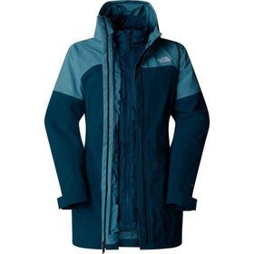 The North Face NF0A88T94OJ1 Parka Dryvent Mono Triclimate Lacivert Kapüşonlu Kadın Mont