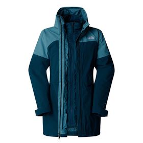 The North Face NF0A88T94OJ1 Parka Dryvent Mono Triclimate Lacivert Kapüşonlu Kadın Mont