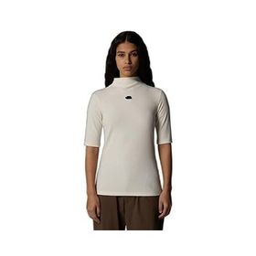 The North Face NF0A89C3QLI1 Beyaz W S/s Mock Neck Slim Tee Kadın Outdoor Tişörtü