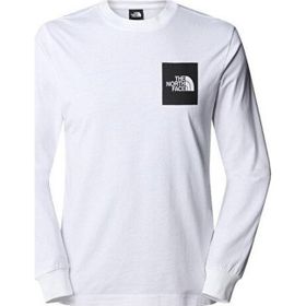 The North Face NF0A8A6PFN41 Beyaz M L/s Fine Tee Erkek Outdoor Tişörtü