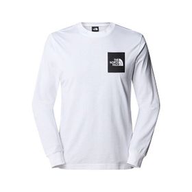 The North Face NF0A8A6PFN41 Beyaz M L/s Fine Tee Erkek Outdoor Tişörtü