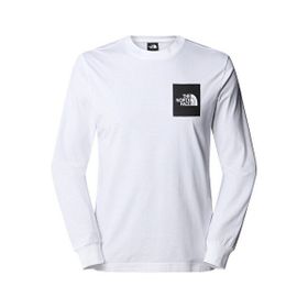 The North Face NF0A8A6PFN41 Beyaz M L/s Fine Tee Erkek Outdoor Tişörtü