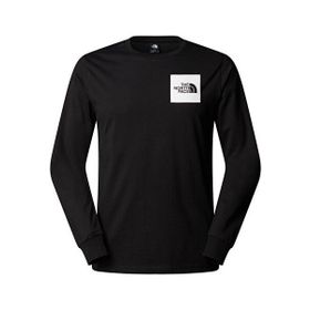 The North Face NF0A8A6PJK31 Siyah M L/s Fine Tee Erkek Outdoor Tişörtü