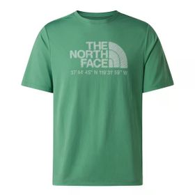 The North Face NF0A8BEJG571 M 24/7 S/S Tee Logo Graphıc Reg Yeşil Erkek Tişört