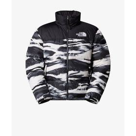 The North Face NF0A8D16DJI1-001 Siyah M 1996 Retro Nuptse Jacket Print Erkek Mont