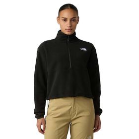 The North Face NF0A8D2CJK31 Siyah Glacier Fleece 1/2 Zip Short Kadın Outdoor Polar