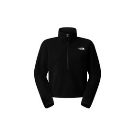 The North Face NF0A8D2CJK31 Siyah Glacier Fleece 1/2 Zip Short Kadın Outdoor Polar