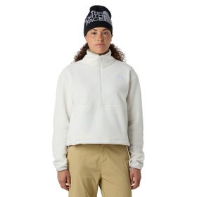 The North Face NF0A8D2CQLI1 Beyaz Glacier Fleece 1/2 Zip Short Kadın Outdoor Polar