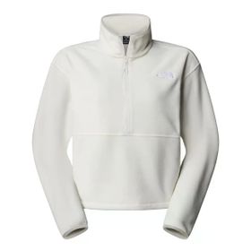 The North Face NF0A8D2CQLI1 Beyaz Glacier Fleece 1/2 Zip Short Kadın Outdoor Polar