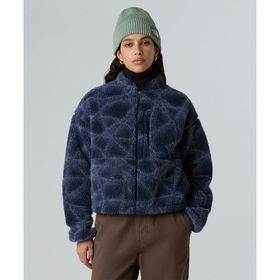 The North Face NF0A8D5XD3O1-001 Lacivert W Extreme Pile Fz Jacket 2 Print Kadın Mont