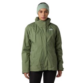 The North Face NF0A8E02D0I1 Yeşil Evolve II Triclimate Kadın Outdoor Mont