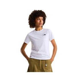 The North Face NF0A8FX7FN41 Beyaz W Evolution Simple Dome Slm Kadın Outdoor Tişörtü