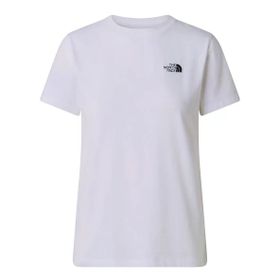 The North Face NF0A8FX7FN41 Beyaz W Evolution Simple Dome Slm Kadın Outdoor Tişörtü