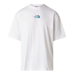 The North Face NF0A8G9UFN41 M Lıquıd Logo Oversıze Short Sleeve Tee Beyaz Erkek Tişört