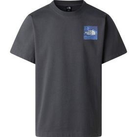 The North Face NF0A8GB1RHI1 M Mountaın Escape Relaxed Short Sleeve T Gri Erkek Tişört