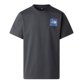 The North Face NF0A8GB1RHI1 M Mountaın Escape Relaxed Short Sleeve T Gri Erkek Tişört