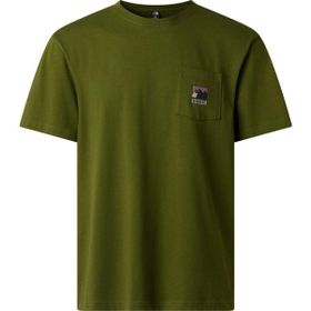The North Face Nf0a8guubrı1 M Mountaın Logo Rlx Ss Tee-Graphıc Erkek Tişört