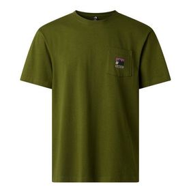 The North Face Nf0a8guubrı1 M Mountaın Logo Rlx Ss Tee-Graphıc Erkek Tişört
