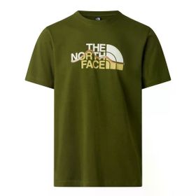 The North Face NF0A8GUXBRI1 M Mountaın Lıne Regular Short Sleeve Tee Yeşil Erkek Tişört