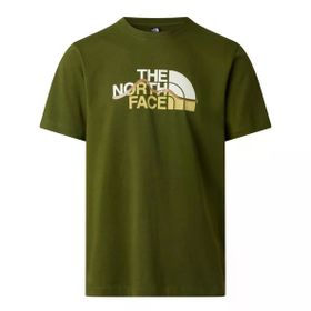 The North Face NF0A8GUXBRI1 M Mountaın Lıne Regular Short Sleeve Tee Yeşil Erkek Tişört