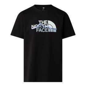 The North Face NF0A8GUXJK31 M Mountaın Lıne Regular Short Sleeve Tee Siyah Erkek Tişört