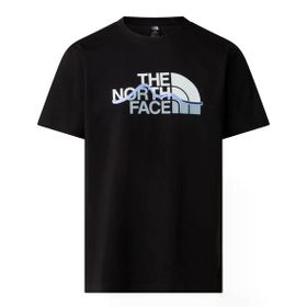 The North Face NF0A8GUXJK31 M Mountaın Lıne Regular Short Sleeve Tee Siyah Erkek Tişört