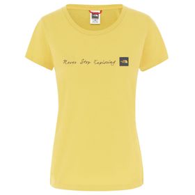 The North Face Sarı W Nvr Stp Exploring Tee Kadın Günlük Tişört