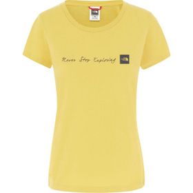 The North Face Sarı W Nvr Stp Exploring Tee Kadın Günlük Tişört