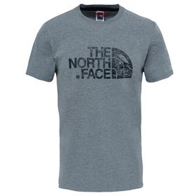The North Face T0A3G1JBV M Ss Woodcut Dome Tee Erkek T-shirt