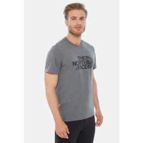The North Face T0A3G1JBV M Ss Woodcut Dome Tee Erkek T-shirt