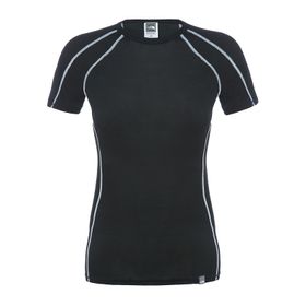 The North Face W Light Ss Crew Neck Siyah Kadın Pro İçlik