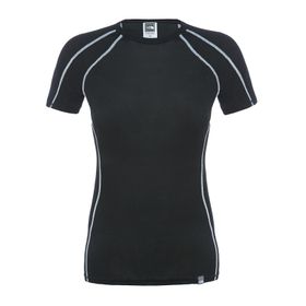 The North Face W Light Ss Crew Neck Siyah Kadın Pro İçlik