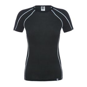 The North Face W Light Ss Crew Neck Siyah Kadın Pro İçlik