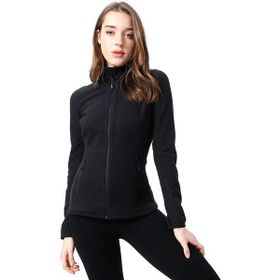 The North Face W RESOLVE FLEECE FZ Siyah Kadın Mont