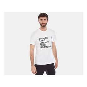 The North Face Walls Are For Climbing Beyaz Erkek T-shirt