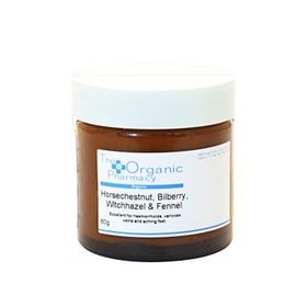 The Organic 60 gr Pharmacy Horsechestnut, Bilberry, Witch Hazel & Fennel Cream
