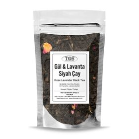 The Organic Spices 100 Gül ve Lavantalı Siyah Çay