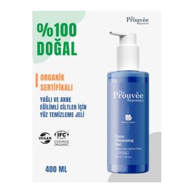 The Prouvee Reponses %100 Doğal 400 ml Yağlı Akne Eğilimli Ciltler İçin Yüz Temizleme Jeli