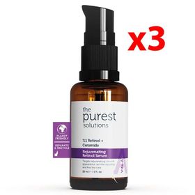 The Purest Solutions %1 Retinol + Ceramide Rejuvenating 30x3 ml Retinol Serum