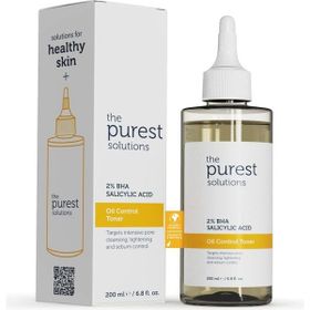 The Purest Solutions 200 ml Yağlı ve Karma Ciltler İçin Sivilce ve Siyah Nokta Karşıtı Gözenek Sıkılaştırıcı Salisilik Asit Tonik Arındırıcı Temizleme Jeli