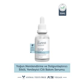 The Purest Solutions 30 ml Hyaluronic Acid %2+B5 Yoğun Nemlendirme ve Dolgunlaştırıcı Etkili Yenileyici Cilt Bakım Serumu