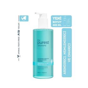 The Purest Solutions 400 ml Kuru ve Karma Ciltler için Hyalüronik Asit Yüz Temizleme Jeli