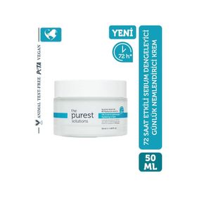 The Purest Solutions 72 Saat Etkili Sebum Dengeleyici Günlük 50 ml Nemlendirici Krem