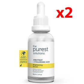 The Purest Solutions Arbutin 2% + 30x2 ml Hyaluronic Acid Brightening Serum