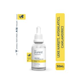 The Purest Solutions Aydınlatıcı ve Leke Görünümü Azaltıcı Arbutin 30 ml Cilt Bakım Serumu